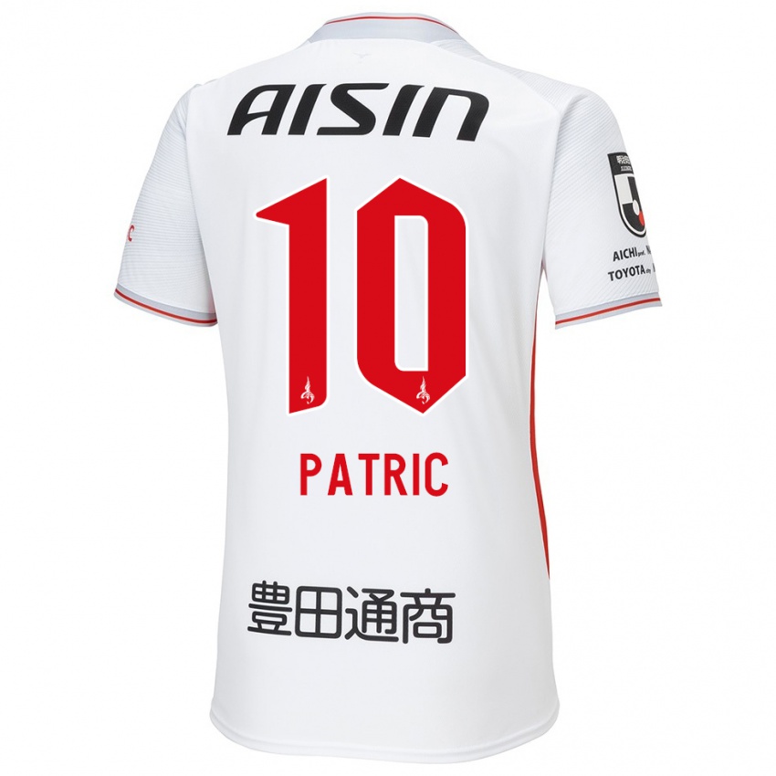 Niño Camiseta Patric #10 Blanco Amarillo Rojo 2ª Equipación 2024/25 La Camisa México