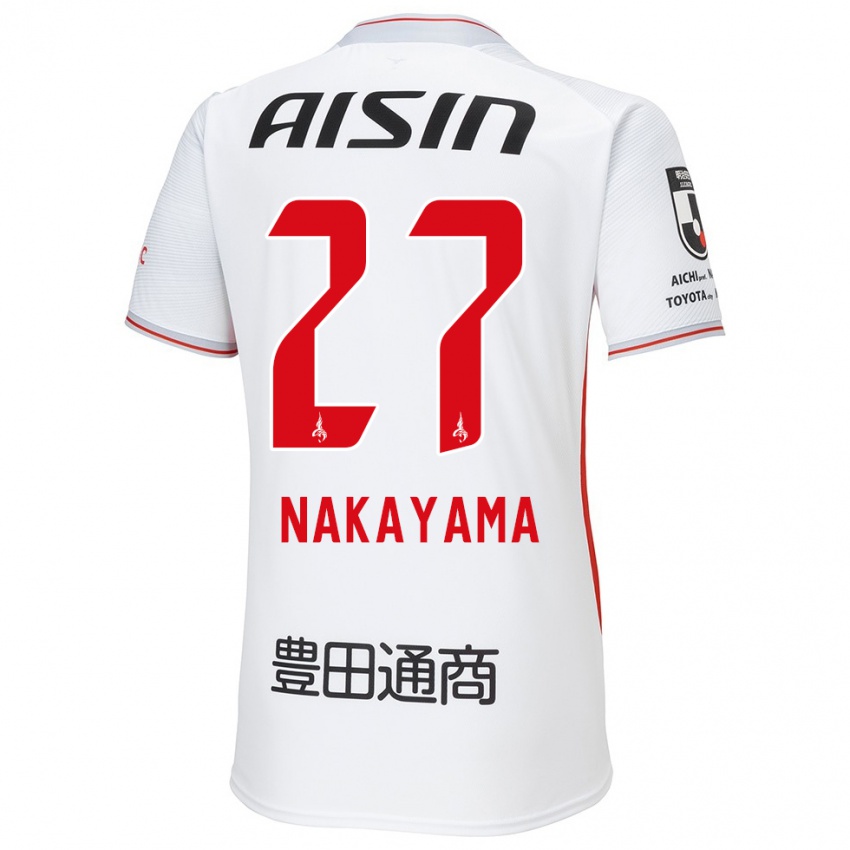 Niño Camiseta Katsuhiro Nakayama #27 Blanco Amarillo Rojo 2ª Equipación 2024/25 La Camisa México