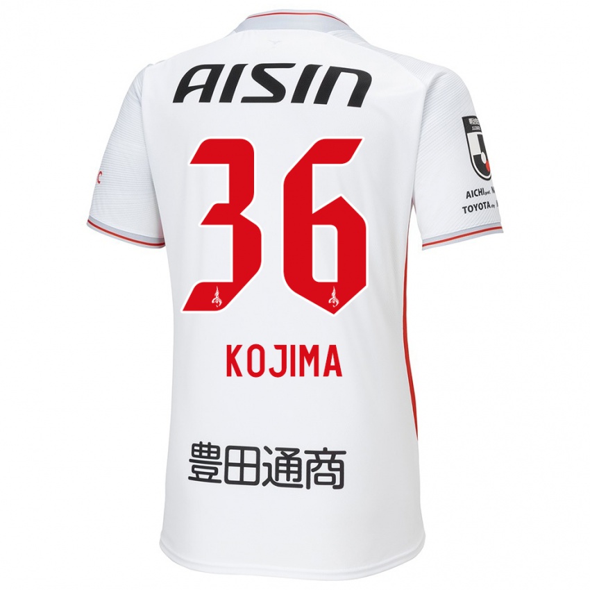 Niño Camiseta Aoto Kojima #36 Blanco Amarillo Rojo 2ª Equipación 2024/25 La Camisa México