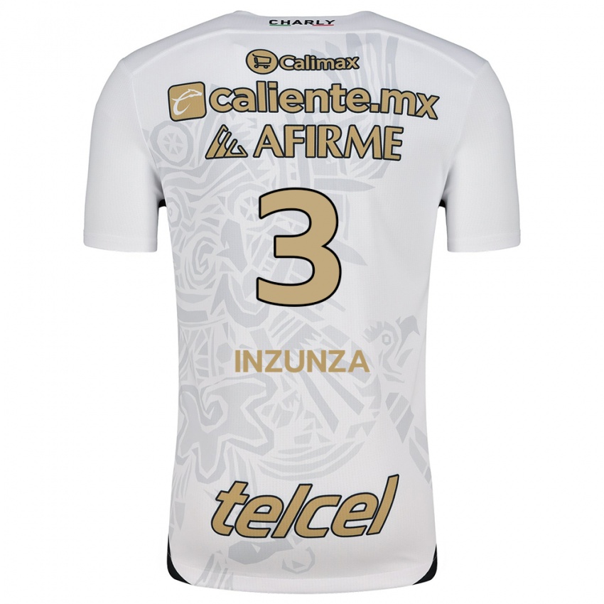 Niño Camiseta Rafael Fernández #3 Blanco Negro 2ª Equipación 2024/25 La Camisa México