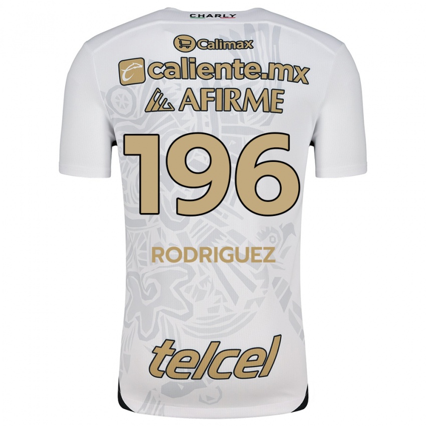 Niño Camiseta Prince Rodríguez #196 Blanco Negro 2ª Equipación 2024/25 La Camisa México