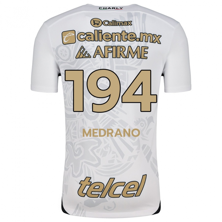 Niño Camiseta Luis Medrano #194 Blanco Negro 2ª Equipación 2024/25 La Camisa México