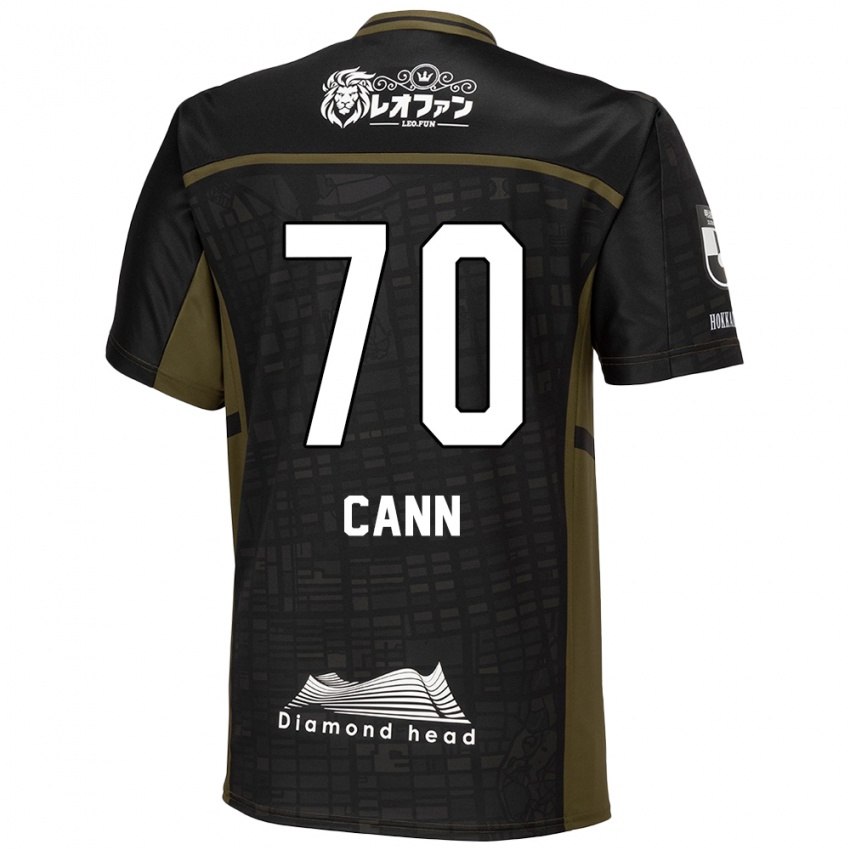 Niño Camiseta Francis Cann #70 Verde Negro 2ª Equipación 2024/25 La Camisa México