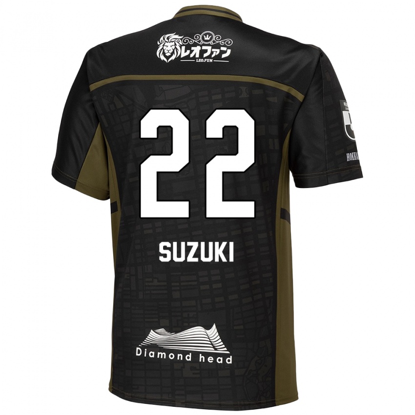 Niño Camiseta So Suzuki #22 Verde Negro 2ª Equipación 2024/25 La Camisa México