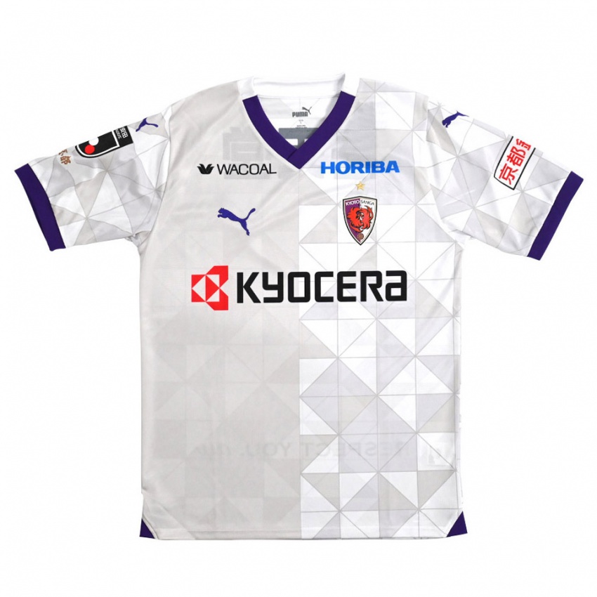 Niño Camiseta Shohei Takeda #16 Blanco Morado 2ª Equipación 2024/25 La Camisa México