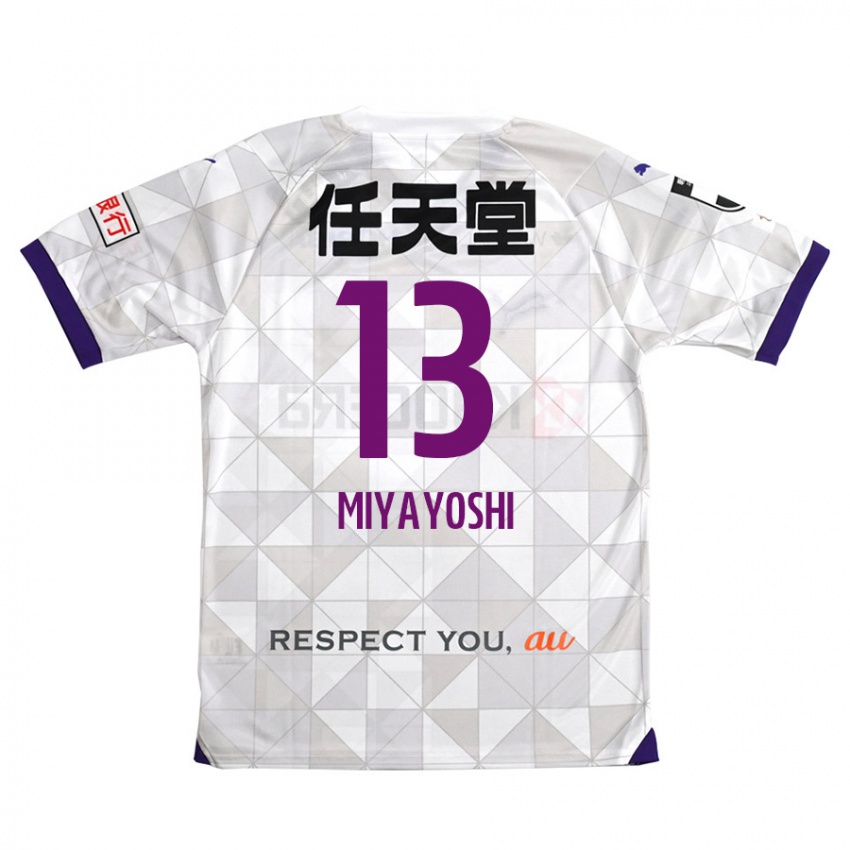 Niño Camiseta Takumi Miyayoshi #13 Blanco Morado 2ª Equipación 2024/25 La Camisa México