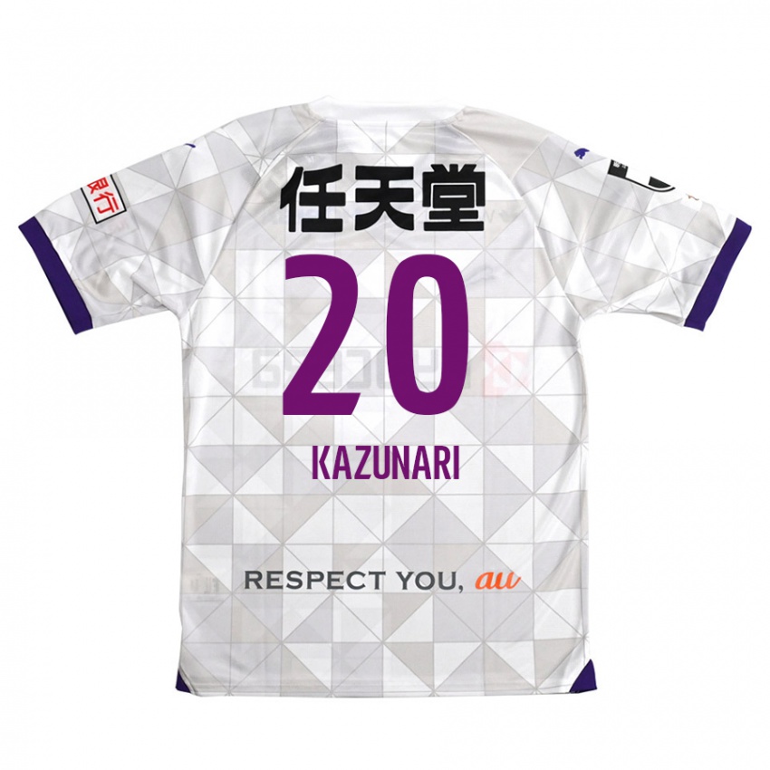 Niño Camiseta Kazunari Kita #20 Blanco Morado 2ª Equipación 2024/25 La Camisa México