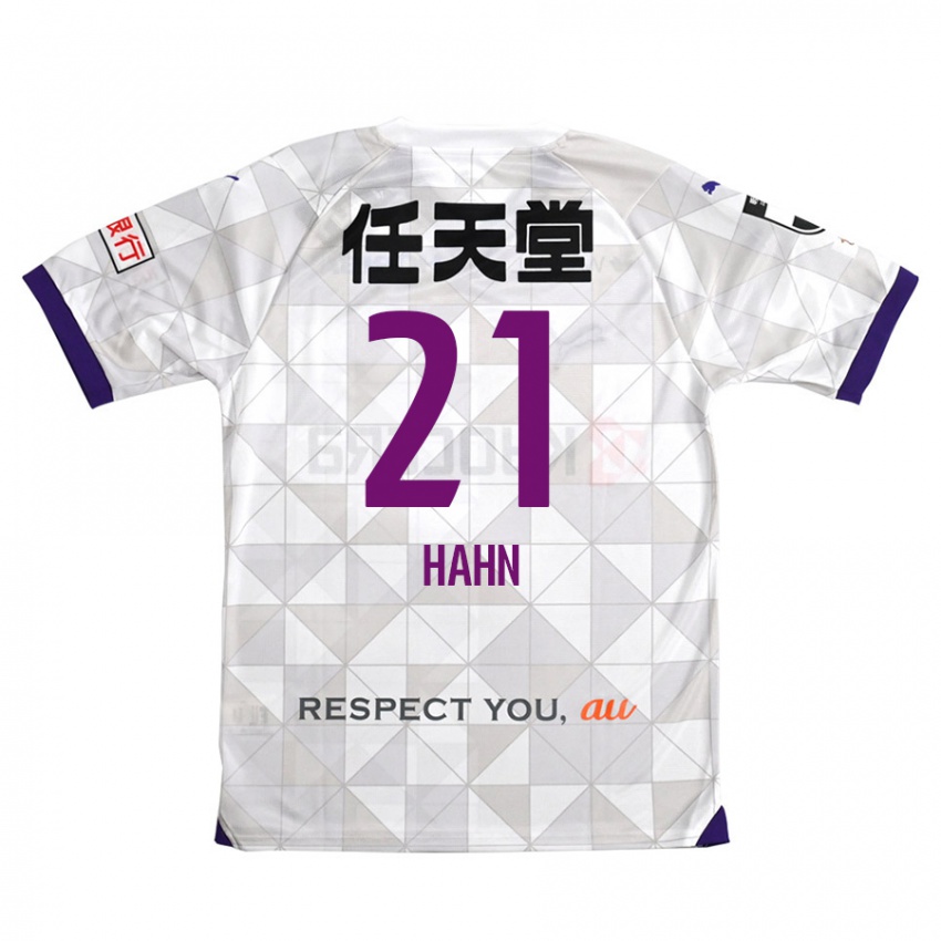 Niño Camiseta Warner Hahn #21 Blanco Morado 2ª Equipación 2024/25 La Camisa México