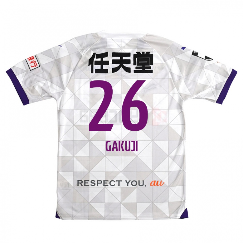 Niño Camiseta Gakuji Ota #26 Blanco Morado 2ª Equipación 2024/25 La Camisa México