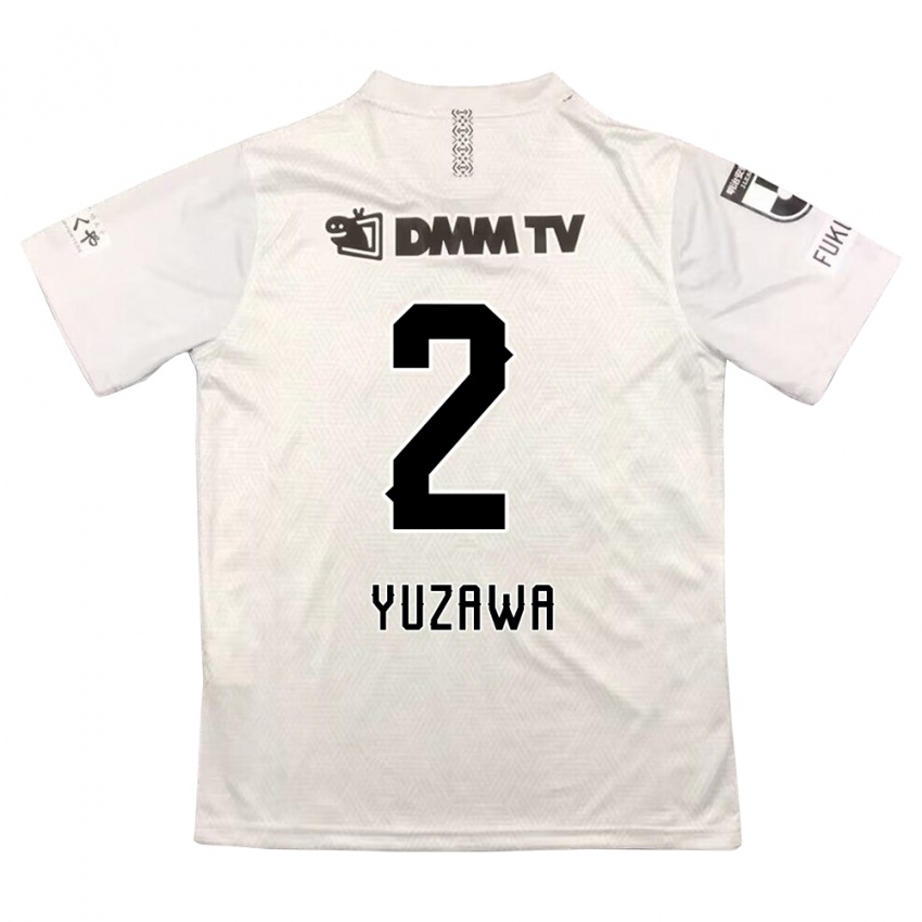 Niño Camiseta Masato Yuzawa #2 Gris Negro 2ª Equipación 2024/25 La Camisa México