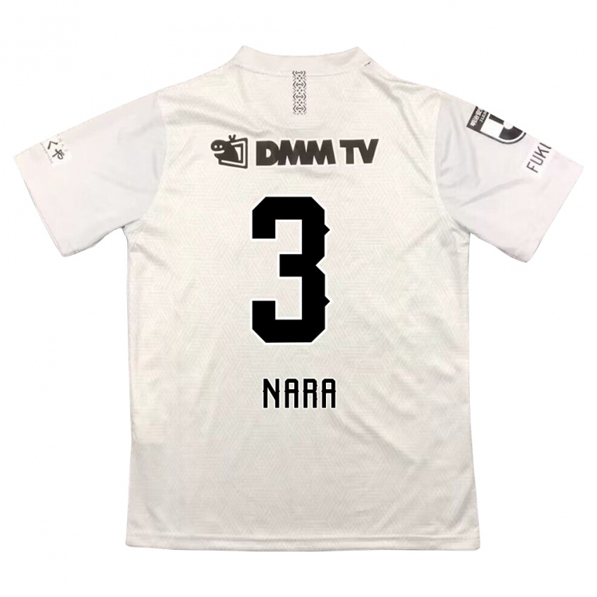 Niño Camiseta Tatsuki Nara #3 Gris Negro 2ª Equipación 2024/25 La Camisa México