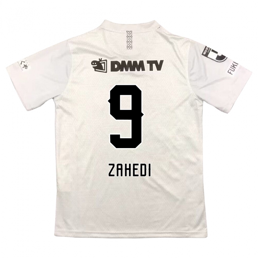 Niño Camiseta Shahab Zahedi #9 Gris Negro 2ª Equipación 2024/25 La Camisa México