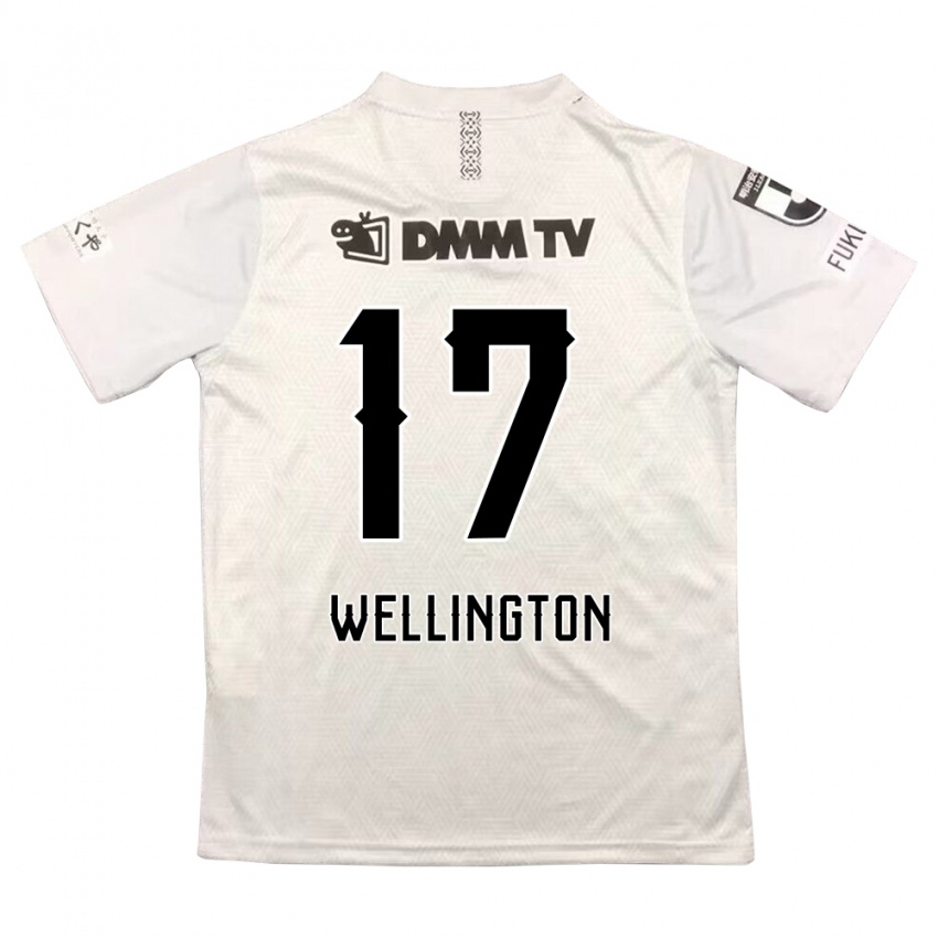 Niño Camiseta Wellington #17 Gris Negro 2ª Equipación 2024/25 La Camisa México