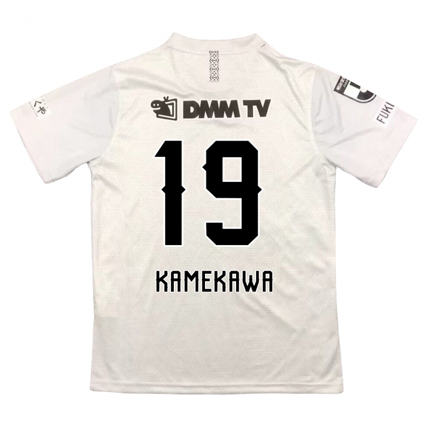 Niño Camiseta Masashi Kamekawa #19 Gris Negro 2ª Equipación 2024/25 La Camisa México