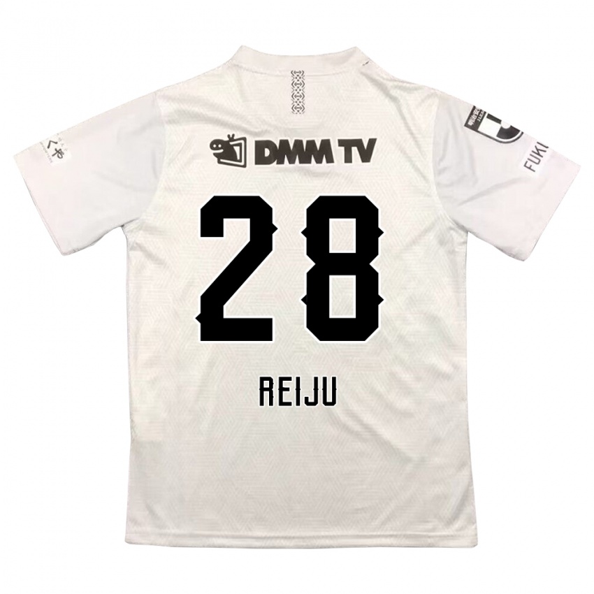 Niño Camiseta Reiju Tsuruno #28 Gris Negro 2ª Equipación 2024/25 La Camisa México