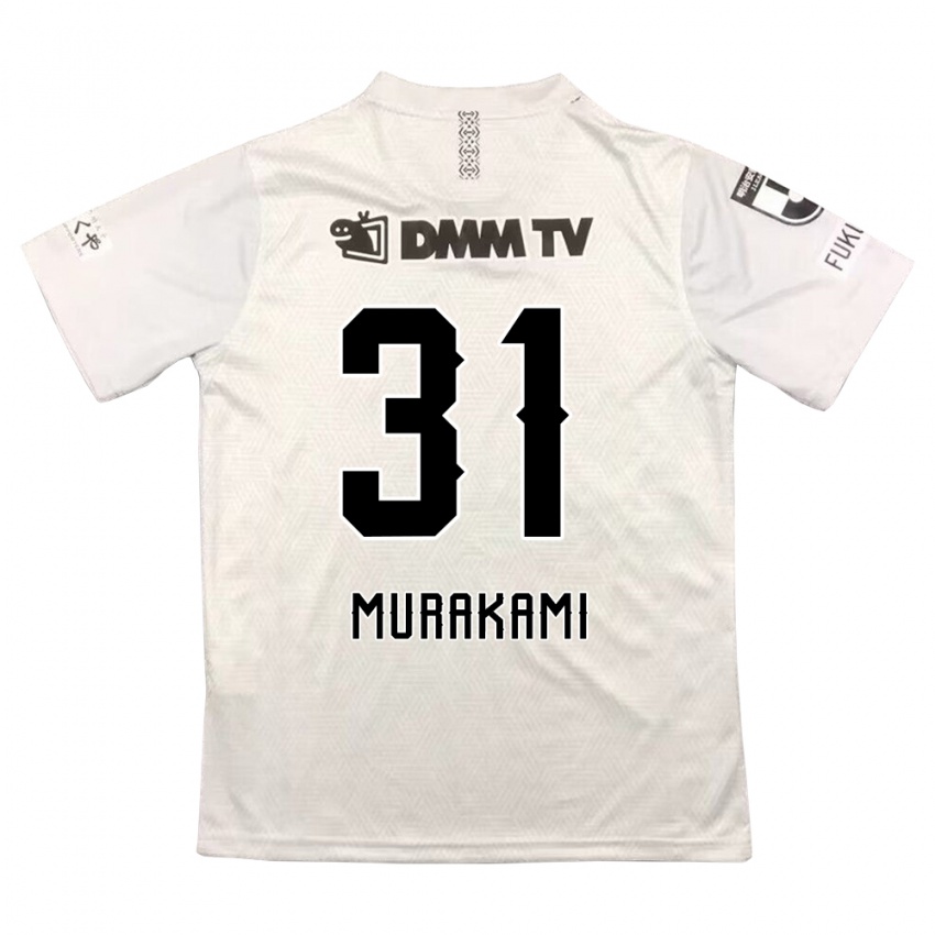 Niño Camiseta Masaaki Murakami #31 Gris Negro 2ª Equipación 2024/25 La Camisa México