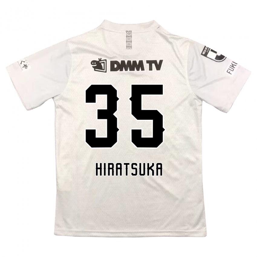 Niño Camiseta Yuto Hiratsuka #35 Gris Negro 2ª Equipación 2024/25 La Camisa México