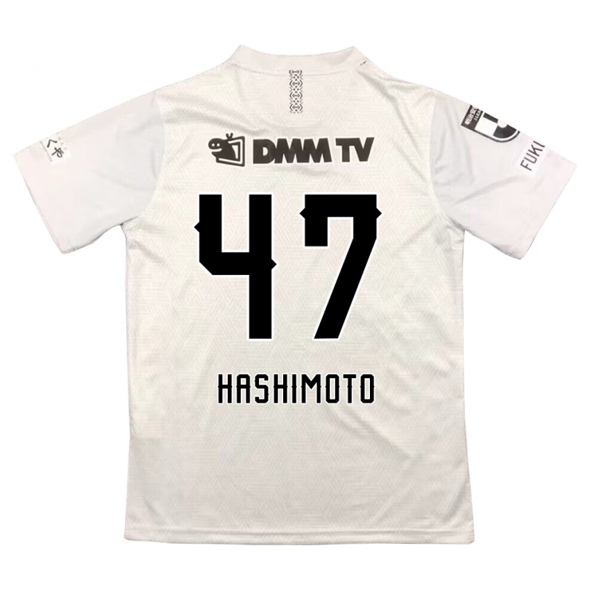 Niño Camiseta Yu Hashimoto #47 Gris Negro 2ª Equipación 2024/25 La Camisa México