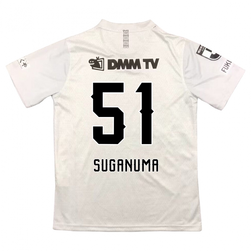 Niño Camiseta Kazuaki Suganuma #51 Gris Negro 2ª Equipación 2024/25 La Camisa México