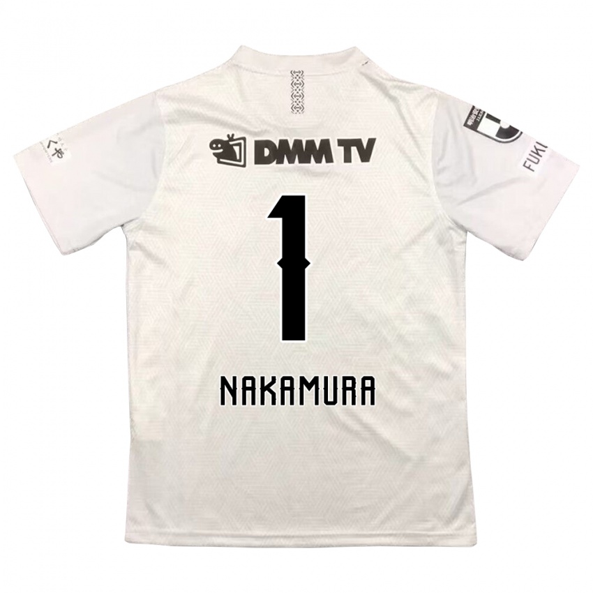 Niño Camiseta Seigo Nakamura #1 Gris Negro 2ª Equipación 2024/25 La Camisa México