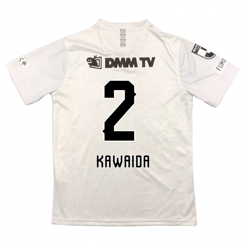 Niño Camiseta Ryoya Kawaida #2 Gris Negro 2ª Equipación 2024/25 La Camisa México