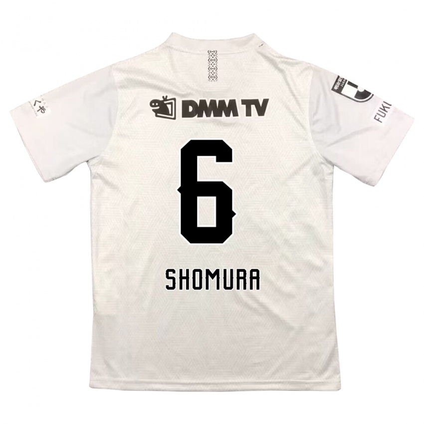 Niño Camiseta Tomoki Shomura #6 Gris Negro 2ª Equipación 2024/25 La Camisa México