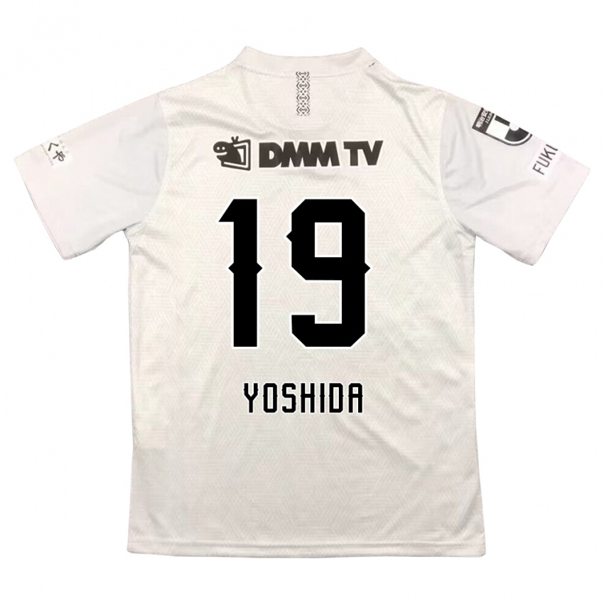 Niño Camiseta Yuzuki Yoshida #19 Gris Negro 2ª Equipación 2024/25 La Camisa México