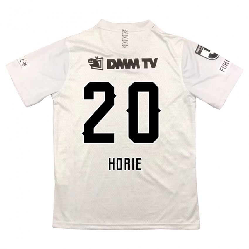 Niño Camiseta Hibiki Horie #20 Gris Negro 2ª Equipación 2024/25 La Camisa México