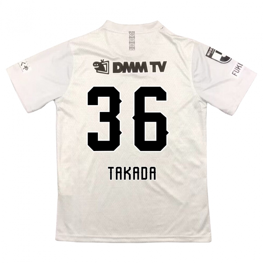 Niño Camiseta Seiya Takada #36 Gris Negro 2ª Equipación 2024/25 La Camisa México