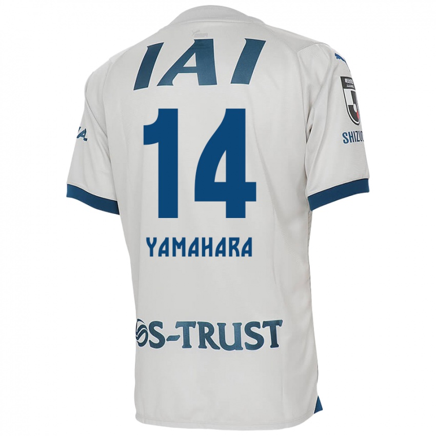 Niño Camiseta Reon Yamahara #14 Blanco Azul 2ª Equipación 2024/25 La Camisa México