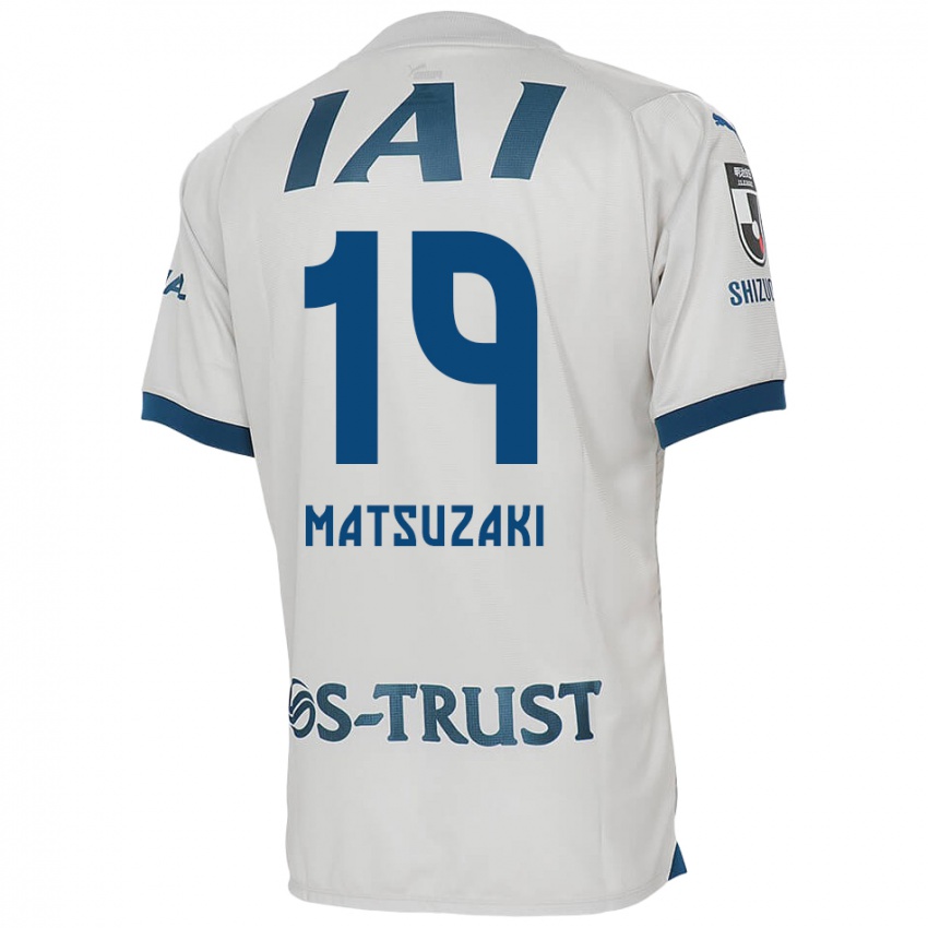 Niño Camiseta Kai Matsuzaki #19 Blanco Azul 2ª Equipación 2024/25 La Camisa México