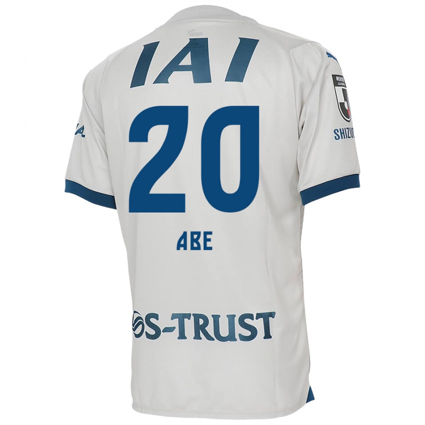 Niño Camiseta Ryoya Abe #20 Blanco Azul 2ª Equipación 2024/25 La Camisa México