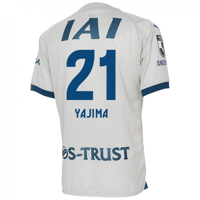 Niño Camiseta Shinya Yajima #21 Blanco Azul 2ª Equipación 2024/25 La Camisa México