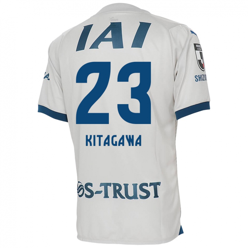 Niño Camiseta Koya Kitagawa #23 Blanco Azul 2ª Equipación 2024/25 La Camisa México