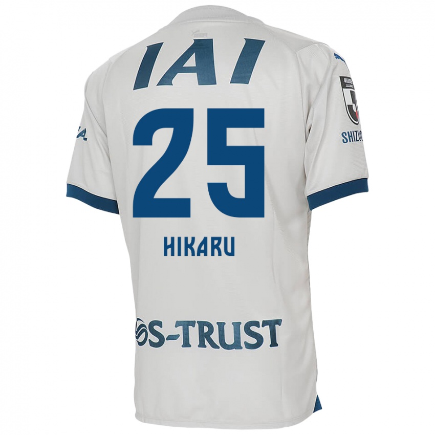 Niño Camiseta Hikaru Naruoka #25 Blanco Azul 2ª Equipación 2024/25 La Camisa México