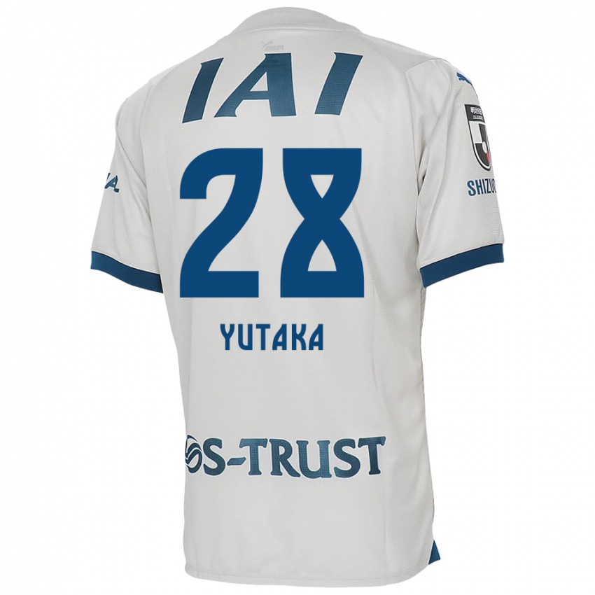 Niño Camiseta Yutaka Yoshida #28 Blanco Azul 2ª Equipación 2024/25 La Camisa México