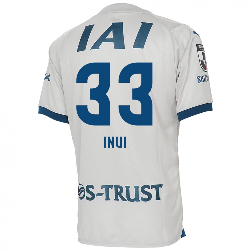 Niño Camiseta Takashi Inui #33 Blanco Azul 2ª Equipación 2024/25 La Camisa México