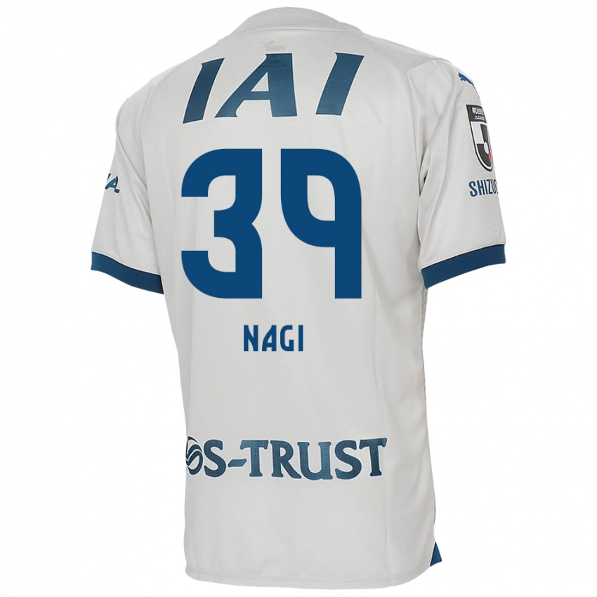 Niño Camiseta Nagi Kawatani #39 Blanco Azul 2ª Equipación 2024/25 La Camisa México