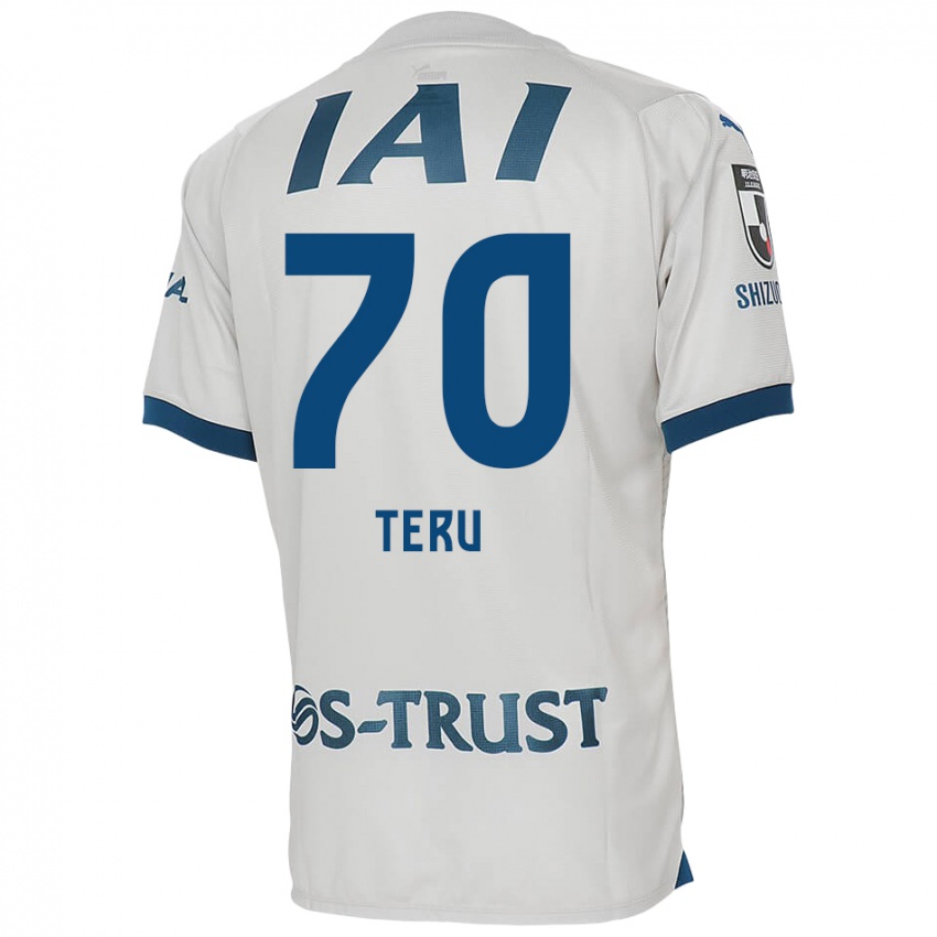 Niño Camiseta Teruki Hara #70 Blanco Azul 2ª Equipación 2024/25 La Camisa México