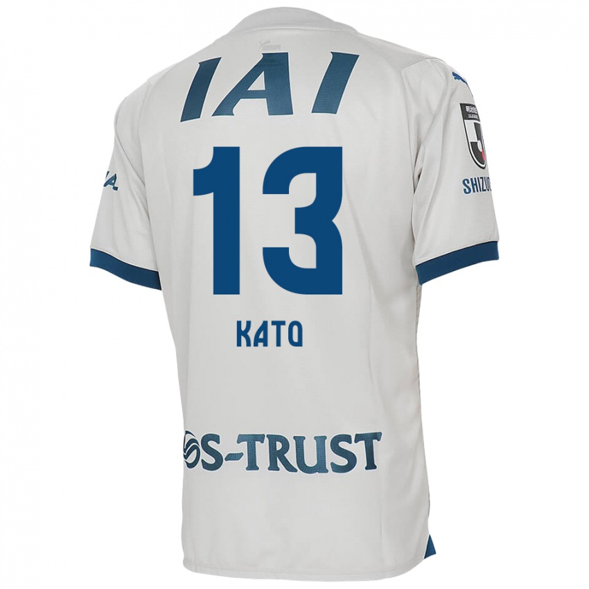 Niño Camiseta Daiya Kato #13 Blanco Azul 2ª Equipación 2024/25 La Camisa México