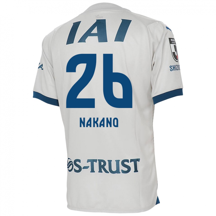 Niño Camiseta Takeru Nakano #26 Blanco Azul 2ª Equipación 2024/25 La Camisa México