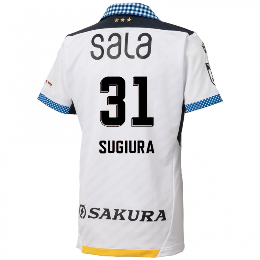 Niño Camiseta Rinnosuke Sugiura #31 Blanco Negro 2ª Equipación 2024/25 La Camisa México