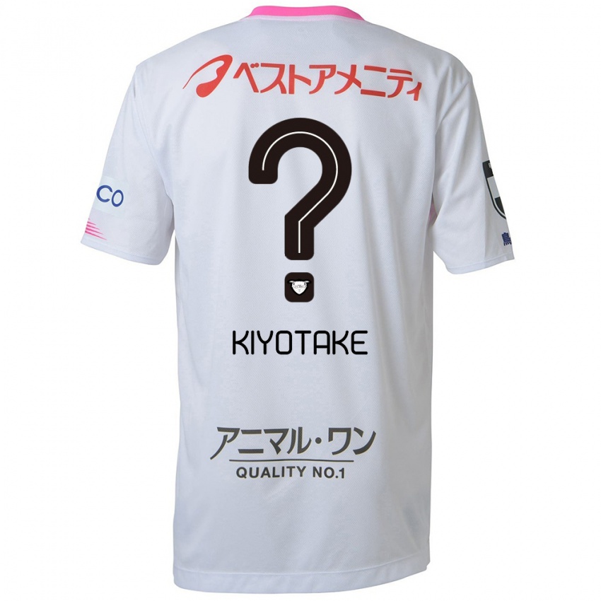 Niño Camiseta Hiroshi Kiyotake #0 Blanco Azul Rosa 2ª Equipación 2024/25 La Camisa México