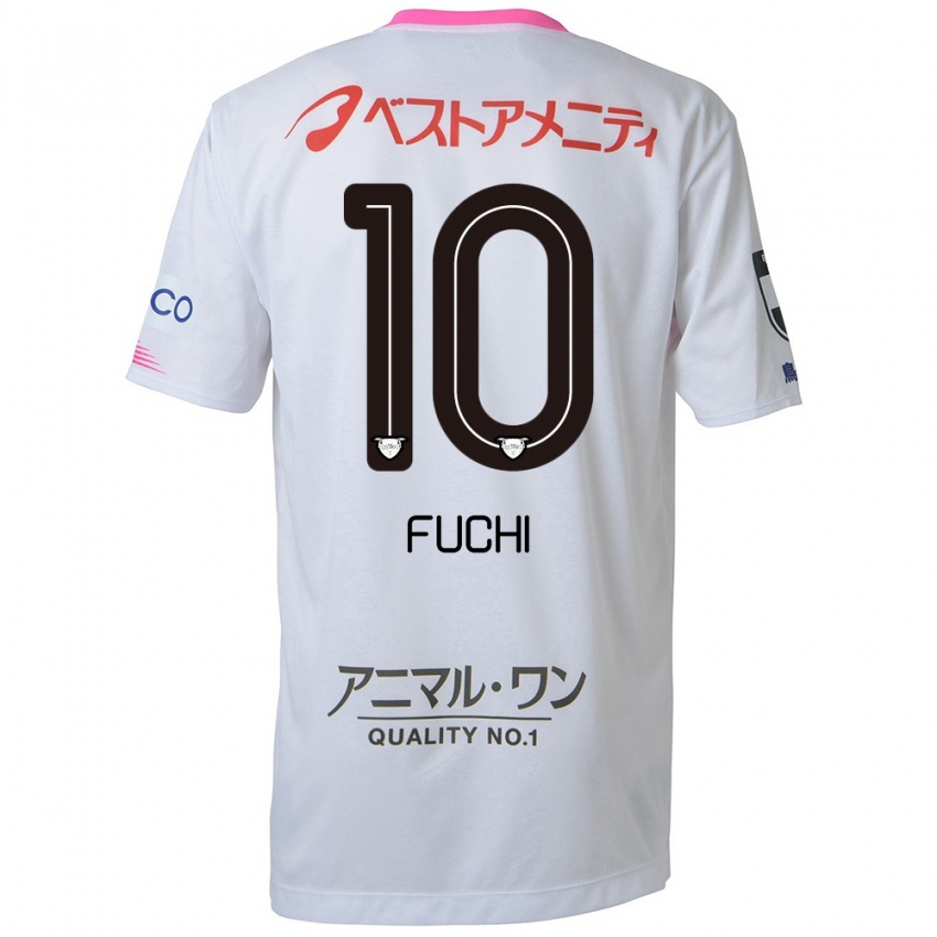 Niño Camiseta Fuchi Honda #10 Blanco Azul Rosa 2ª Equipación 2024/25 La Camisa México