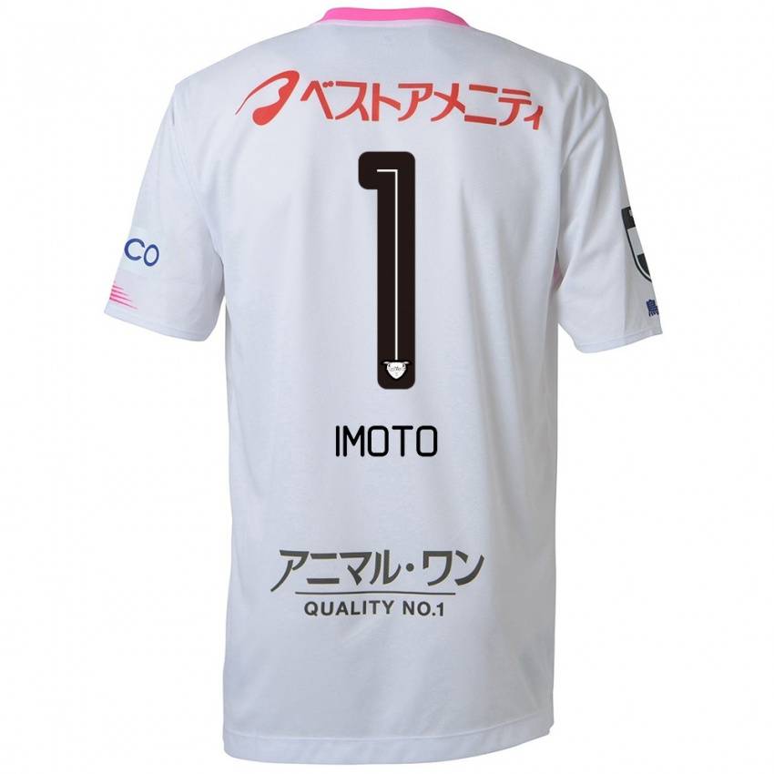 Niño Camiseta Kota Imoto #1 Blanco Azul Rosa 2ª Equipación 2024/25 La Camisa México