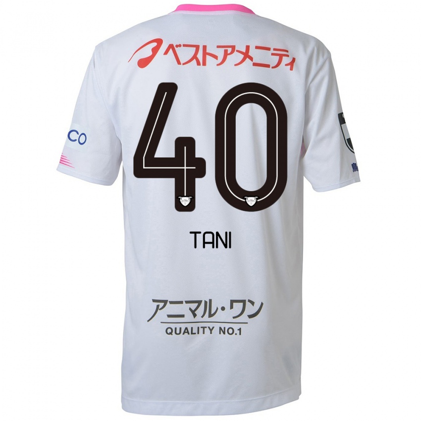 Niño Camiseta Teyan Tani #40 Blanco Azul Rosa 2ª Equipación 2024/25 La Camisa México