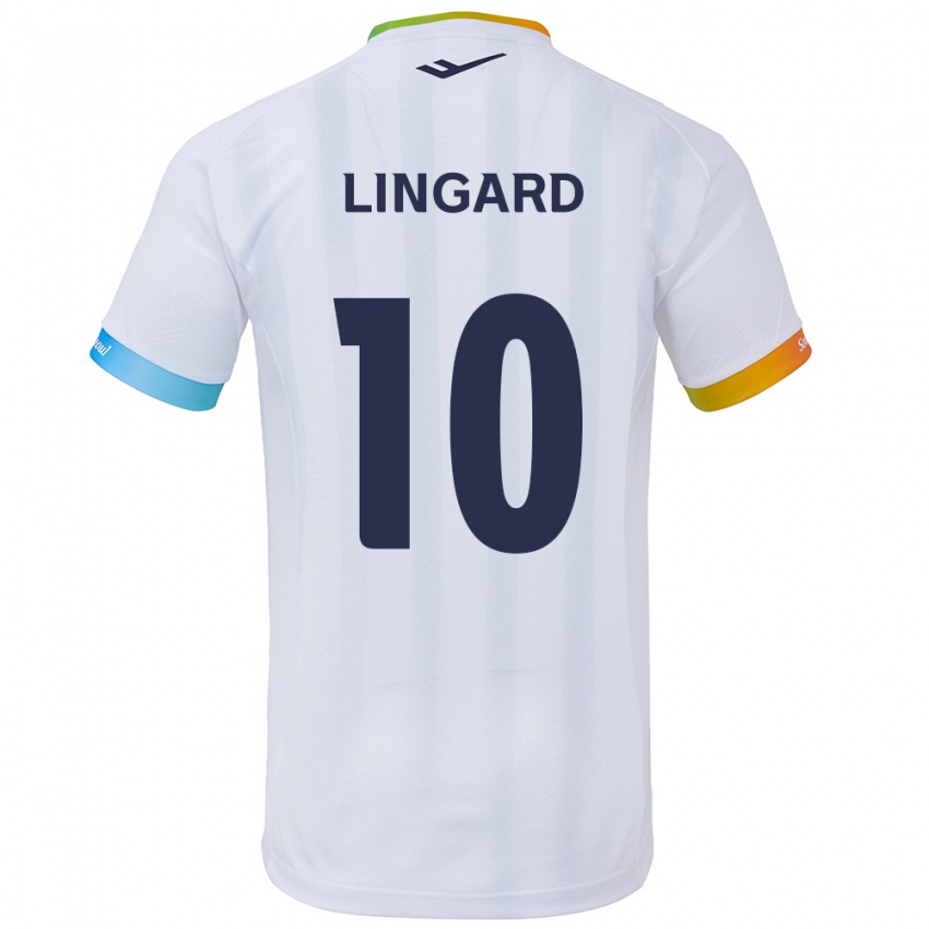 Niño Camiseta Jesse Lingard #10 Blanco Azul 2ª Equipación 2024/25 La Camisa México