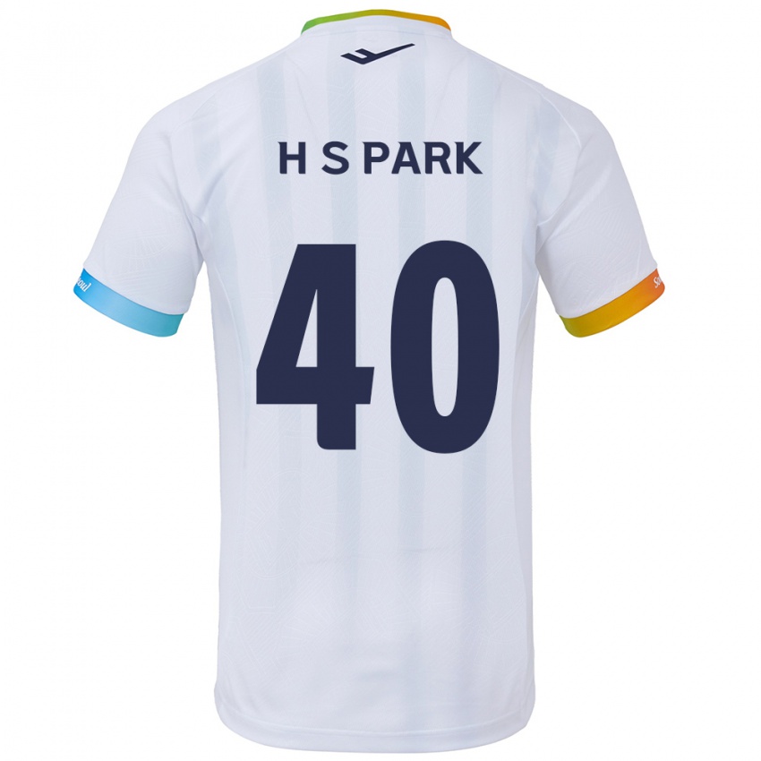 Niño Camiseta Seong-Hun Park #40 Blanco Azul 2ª Equipación 2024/25 La Camisa México