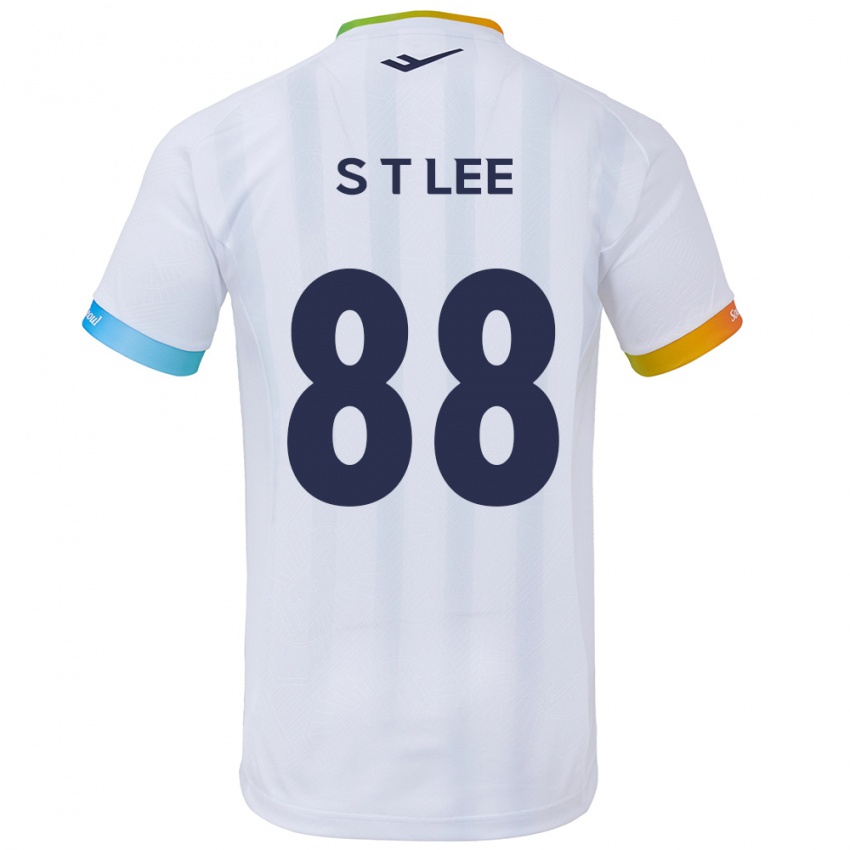 Niño Camiseta Tae-Seok Lee #88 Blanco Azul 2ª Equipación 2024/25 La Camisa México