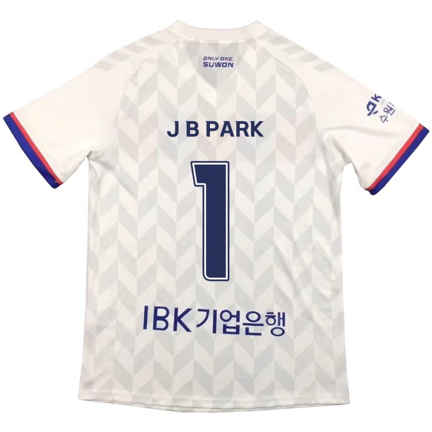 Niño Camiseta Bae-Jong Park #1 Blanco Azul 2ª Equipación 2024/25 La Camisa México